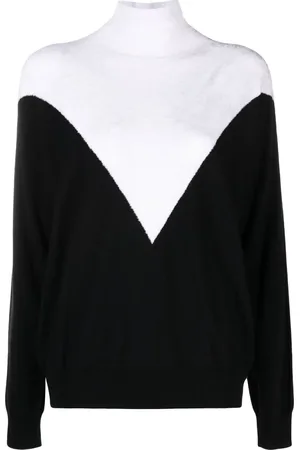 Emporio Armani Pull bicolore en maille