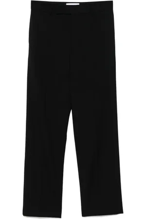 Marine Serre Pantalon en serge à plis
