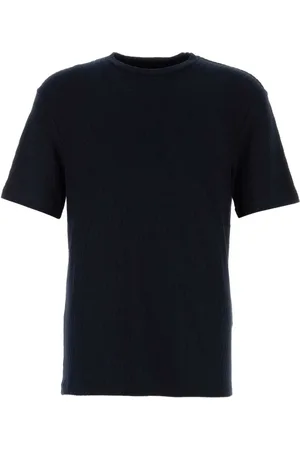 Giorgio Armani T-shirt à bord en maille nervurée