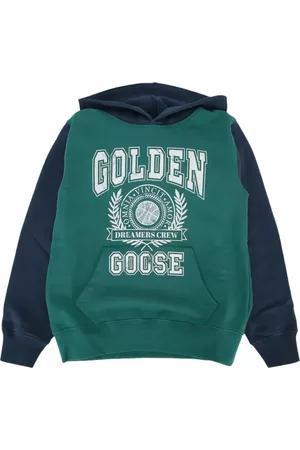 Golden Goose Hoodie colour block à logo