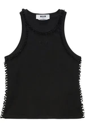 Msgm Débardeur à logo brodé