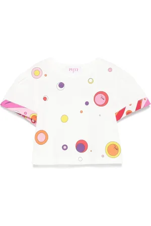 PUCCI Junior T-shirt à imprimé Fontane