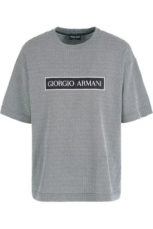 Giorgio Armani T-shirt à motif de chevrons