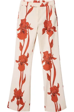 La DoubleJ Pantalon de tailleur à fleurs