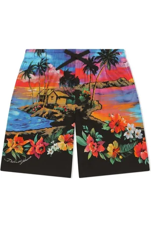 Dolce & Gabbana Short Sunset à fleurs