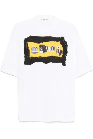 Marni T-shirt à imprimé graphique