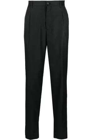 Giorgio Armani Pantalon de costume droit à plis
