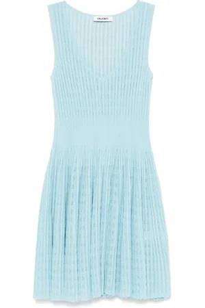 ANTONINO VALENTI Robe courte en maille nervurée