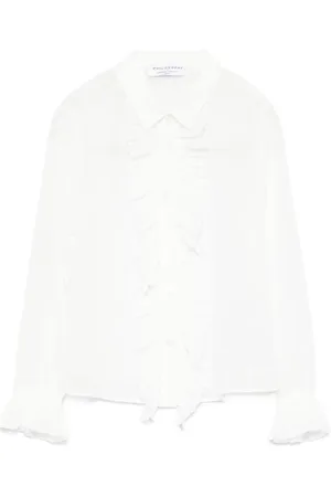 PHILOSOPHY DI LORENZO SERAFINI Chemise en crêpe à bords plissés