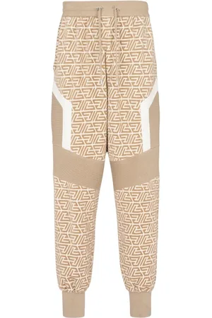Balmain Pantalon de jogging à empiècements contrastants