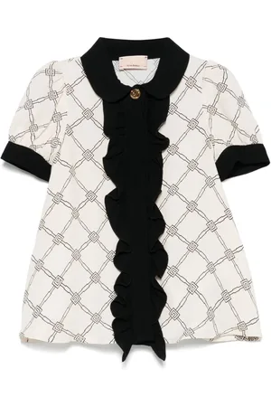 Elisabetta Franchi Robe à motif monogrammé