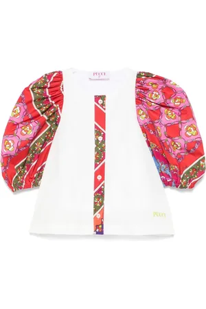PUCCI Junior Chemise à manches contrastantes