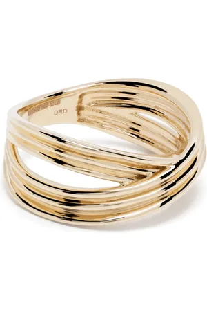 Dana Rebecca Designs Bague Nana Bernice Large Crossover en 14ct