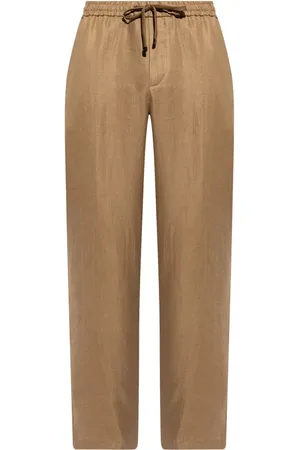 Moncler Pantalon droit à lien de resserrage