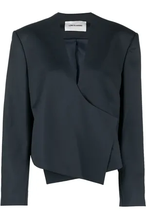 Low Classic Veste asymétrique en laine mélangées