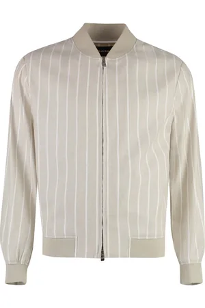 HUGO BOSS Veste bomber à fines rayures