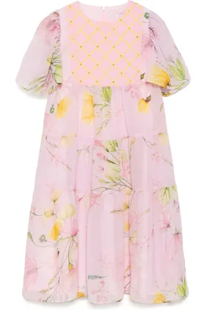 Eirene Robe mi-longue à fleurs