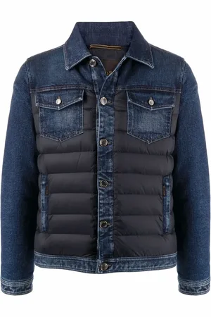 MOORER Veste matelassée Mondor-104S en jean
