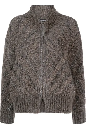 Fabiana Filippi Cardigan à fermeture zippée