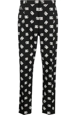 Dolce & Gabbana Pantalon fuselé à motif monogrammé