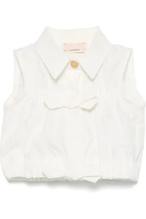 Elisabetta Franchi Blouse à manches crop