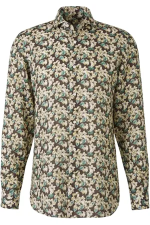 Vincenzo di Ruggiero Chemise fleurie à manches longues