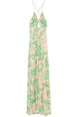Etro Robe longue à imprimé Barocco