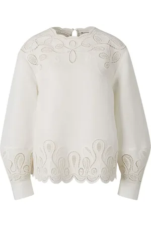 Simkhai Blouse à broderie anglaise