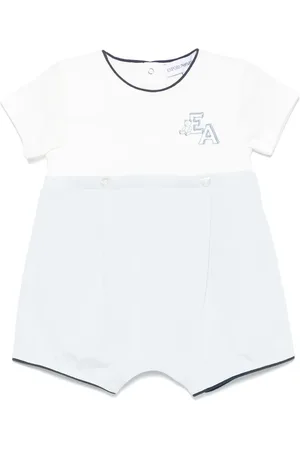 Emporio Armani Combishort à logo imprimé