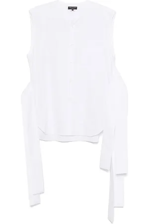 Comme des Garçons Chemise à détail de nœud