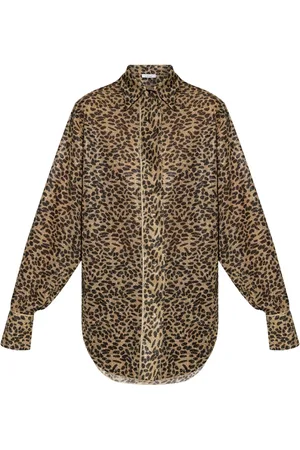 Oseree Chemise à imprimé léopard