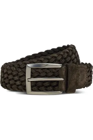Boggi Milano Ceinture en cuir tressé