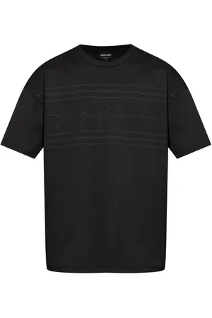 Giorgio Armani T-shirt en coton à logo imprimé