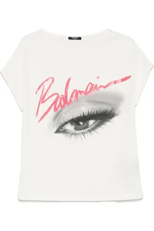 Balmain T-shirt à imprimé graphique