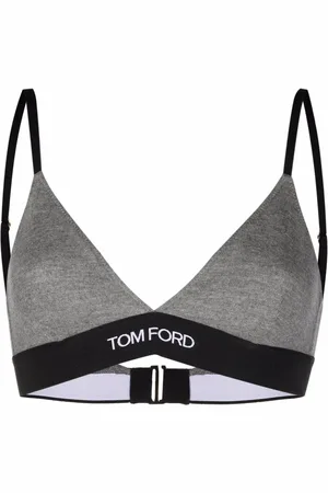 Tom Ford Soutien-gorge en cachemire à bande logo