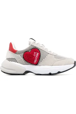 Moschino Baskets Sporty Running à patch cœur