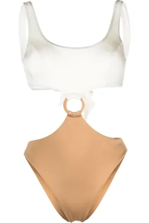 Noire Swimwear Maillot de bain à découpes