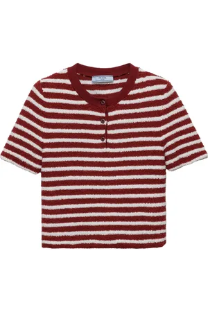 Prada Polo en coton bouclé