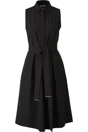 HERNO Robe-chemise à taille ceinturée