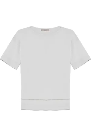 D.EXTERIOR T-shirt à ornements métalliques