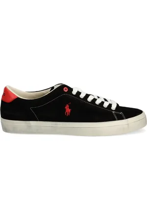 Ralph Lauren Baskets en cuir à logo embossé