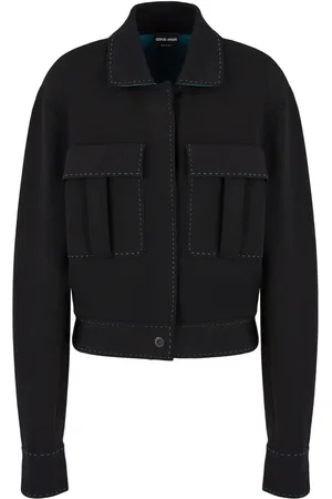 Giorgio Armani Veste boutonnée à design contrastant