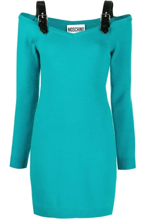 Moschino Robe courte en maille à bretelles