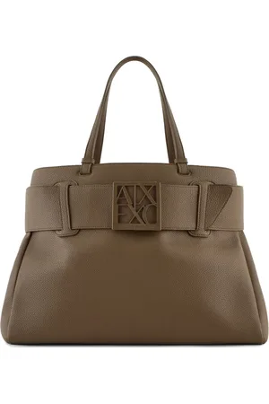 Armani Exchange Sac cabas à plaque logo
