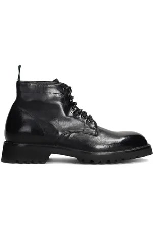Green george Bottines en cuir à lacets
