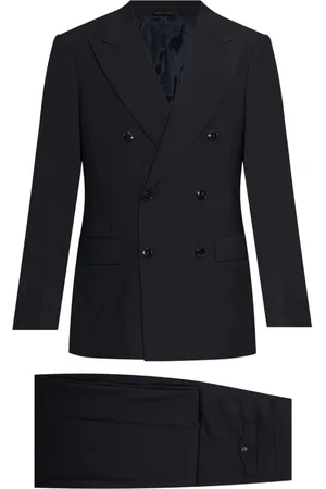 Giorgio Armani Costume en laine à veste croisée