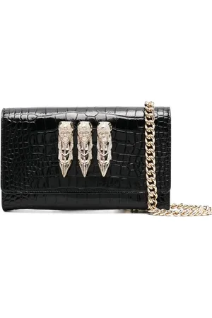 Philipp Plein Sac à bandoulière à effet peau de crocodile