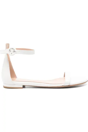 Gianvito Rossi Sandales en cuir à semelle plate