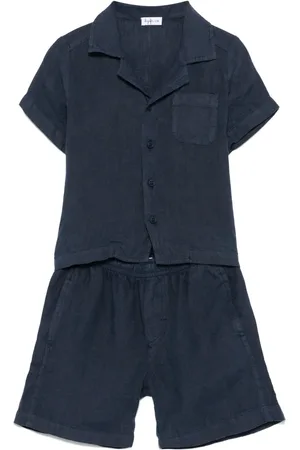 Il gufo Ensemble-short en lin