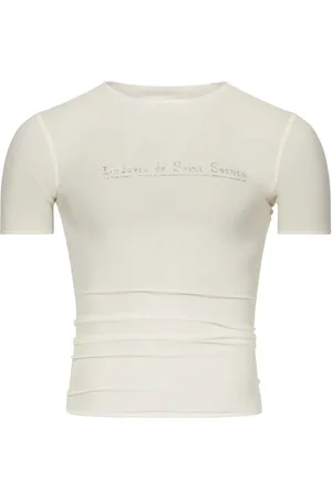 Ludovic De Saint Sernin T-shirt à logo strassé